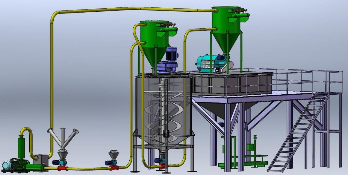 面粉廠(chǎng)氣力輸送羅茨風(fēng)機(jī)案例(圖2)